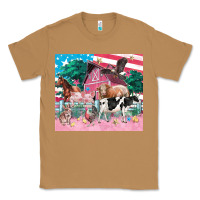 Toasted Coconut American farm animals tumbler 4th of july Classic Tee - FaDigitalArtStudio