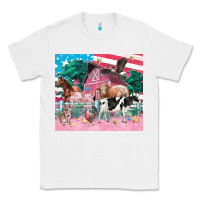 White American farm animals tumbler 4th of july Classic Tee - FaDigitalArtStudio