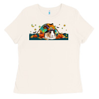 Bone Halloween Guinea Pig Ladies Tee - LillyAllenDesigns