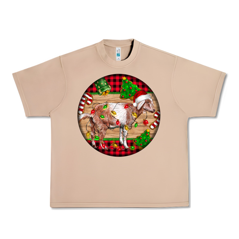 Nubian Goat Christmas Urban Heavy Tee by LillyAllenDesigns | Teevron
