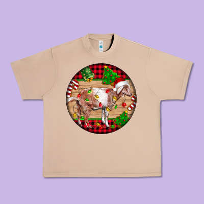 Nubian Goat Christmas Urban Heavy Tee Designed By Lillyallendesigns