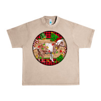 French Oak Nubian Goat Christmas Urban Heavy Tee - LillyAllenDesigns