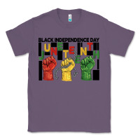 Lavender black independence day juneteenth Classic Tee - BarkalooDesign
