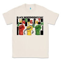 Natural black independence day juneteenth Classic Tee - BarkalooDesign
