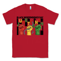 Red black independence day juneteenth Classic Tee - BarkalooDesign