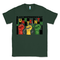 Sports Green black independence day juneteenth Classic Tee - BarkalooDesign