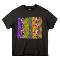 Mardi Gras Brushstrokes Heavy Core Tee | Teevron