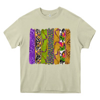 Mossy Mardi Gras Brushstrokes Heavy Core Tee - BundleAndBundleShop