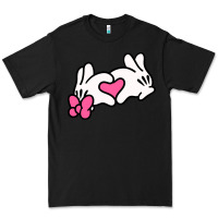 Black Minnie Mouse Premium Tee - CowhideDigitalArt