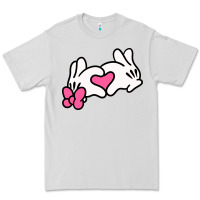 Dove Grey Minnie Mouse Premium Tee - CowhideDigitalArt