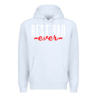 White fathers day t  shirt father's day dad vintage t  shirt Premium Hoodie - linhVisuals