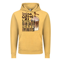 Vintage Mustard iced coffee because my sarcasm needs to stay hydrated Vintage Hoodie - BarkalooDesign
