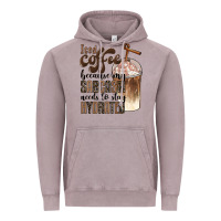 Vintage Zinc iced coffee because my sarcasm needs to stay hydrated Vintage Hoodie - BarkalooDesign