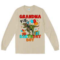 Mushroom grandma of the birthday boy t rex Long Sleeve Tee - Artiststas