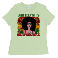 Matcha juneteenth is independence Ladies Tee - SublimationCraftShop