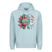 Blue Mist western licensed vocational nurse medical instruments Premium Hoodie - BarkalooDesign