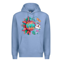 Colony Blue western licensed vocational nurse medical instruments Premium Hoodie - BarkalooDesign