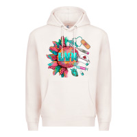 Pale Pink western licensed vocational nurse medical instruments Premium Hoodie - BarkalooDesign
