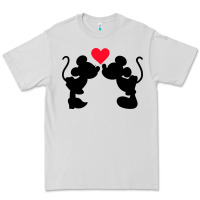 Dove Grey Minnie Mouse Premium Tee - CowhideDigitalArt