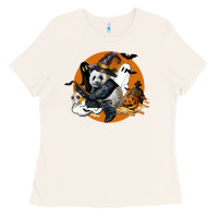 Bone panda hallowen Ladies Tee - LillyAllenDesigns