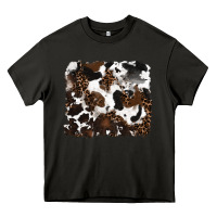 Asphalt leopard cowhide background Heavy Core Tee - RanaPortraitStore