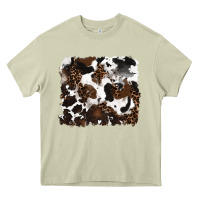 Mossy leopard cowhide background Heavy Core Tee - RanaPortraitStore
