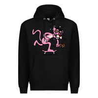 Black pink panther Premium Hoodie - linhVisuals