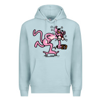 Blue Mist pink panther Premium Hoodie - linhVisuals