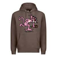 Coffee pink panther Premium Hoodie - linhVisuals
