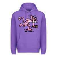 Purple pink panther Premium Hoodie - linhVisuals