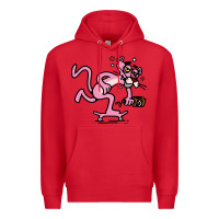 Red pink panther Premium Hoodie - linhVisuals