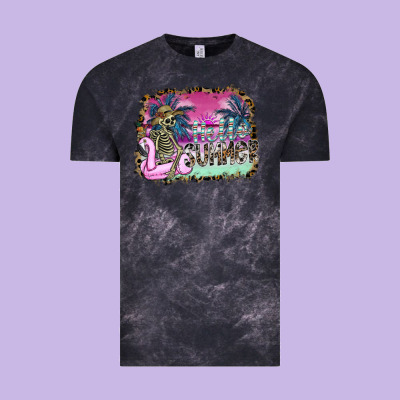 Hello Summer Vintage Tee Designed By Sublimationcraftshop