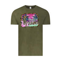 Vintage Olive hello summer Vintage Tee - SublimationCraftShop
