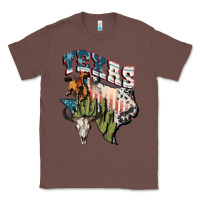 Chestnut Texas 4th of July Classic Tee - FaDigitalArtStudio