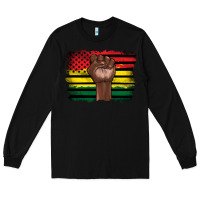 Black june juneteenth Long Sleeve Tee - Artiststas