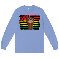 Colony Blue june juneteenth Long Sleeve Tee - Artiststas