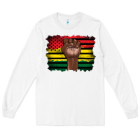 White june juneteenth Long Sleeve Tee - Artiststas