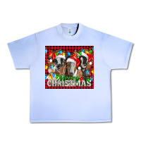 Grape Ice Merry Christmas  With Goats Urban Heavy Tee - LillyAllenDesigns