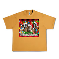 Peanut Butter Merry Christmas  With Goats Urban Heavy Tee - LillyAllenDesigns