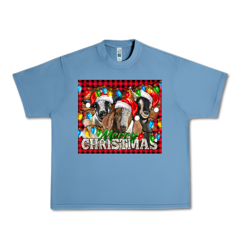Merry Christmas  With Goats Urban Heavy Tee by LillyAllenDesigns | Teevron