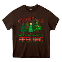 Chocolate Brown christmas isn't a season it's a feeling Heavy Core Tee - BundleAndBundleShop
