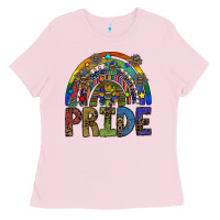 Bubblegum Pink pride Ladies Tee - SublimationCraftShop
