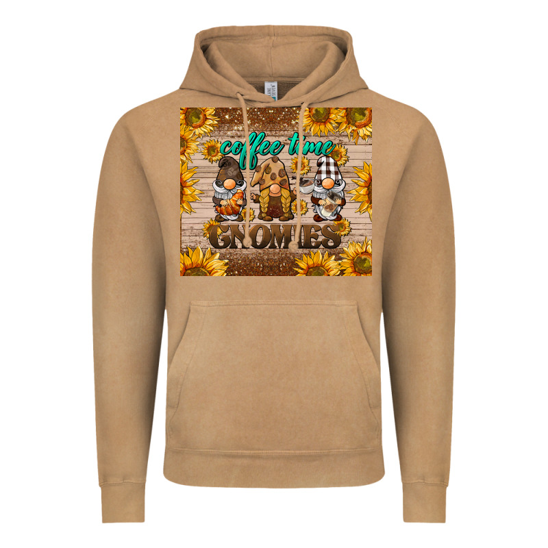 Coffee Time Gnomies Vintage Hoodie by BarkalooDesign | Teevron
