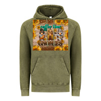 Vintage Olive coffee time gnomies Vintage Hoodie - BarkalooDesign