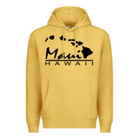 Antique Gold maui hawaii Premium Hoodie - linhVisuals