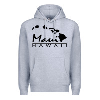 Heather Grey maui hawaii Premium Hoodie - linhVisuals