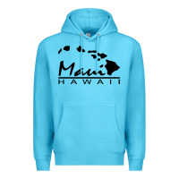 Ocean Blue maui hawaii Premium Hoodie - linhVisuals