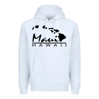 White maui hawaii Premium Hoodie - linhVisuals