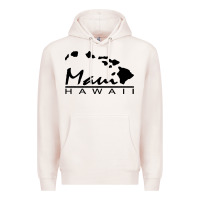 Pale Pink maui hawaii Premium Hoodie - linhVisuals