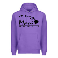 Purple maui hawaii Premium Hoodie - linhVisuals